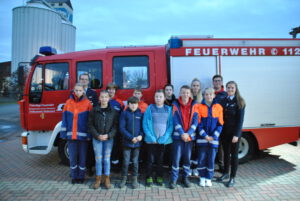 Gruppenbild der Jugendfeuerwehr