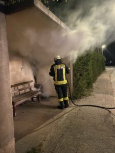 Read more about the article Einsatz 03-2023 Mülleimerbrand in der Bushütte