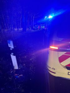 Read more about the article Einsatz 13-2022: Verkehrsunfall zwischen Lichtenberg und Puttball